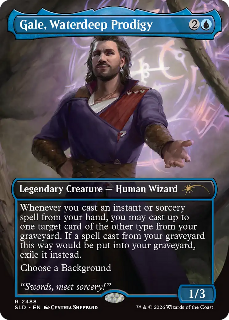 Gale, Waterdeep Prodigy [Secret Lair Drop Series] | Cards and Coasters CA