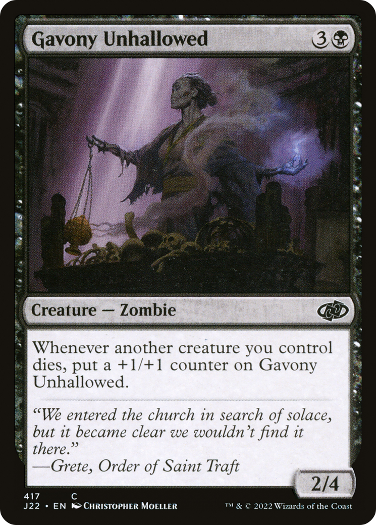 Gavony Unhallowed [Jumpstart 2022] | Cards and Coasters CA