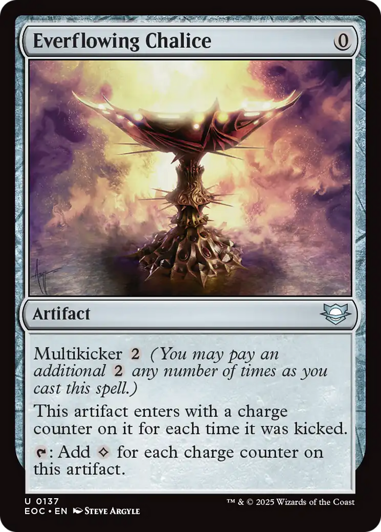 Everflowing Chalice [Edge of Eternities Commander] | Cards and Coasters CA