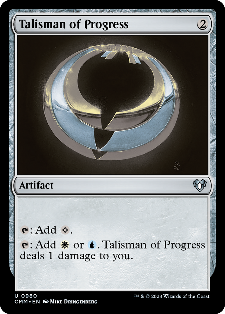 Talisman of Progress [Commander Masters] | Cards and Coasters CA