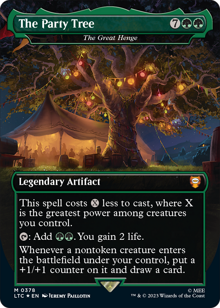 The Party Tree - The Great Henge (Surge Foil Realms and Relics) [The Lord of the Rings: Tales of Middle-Earth Commander] | Cards and Coasters CA