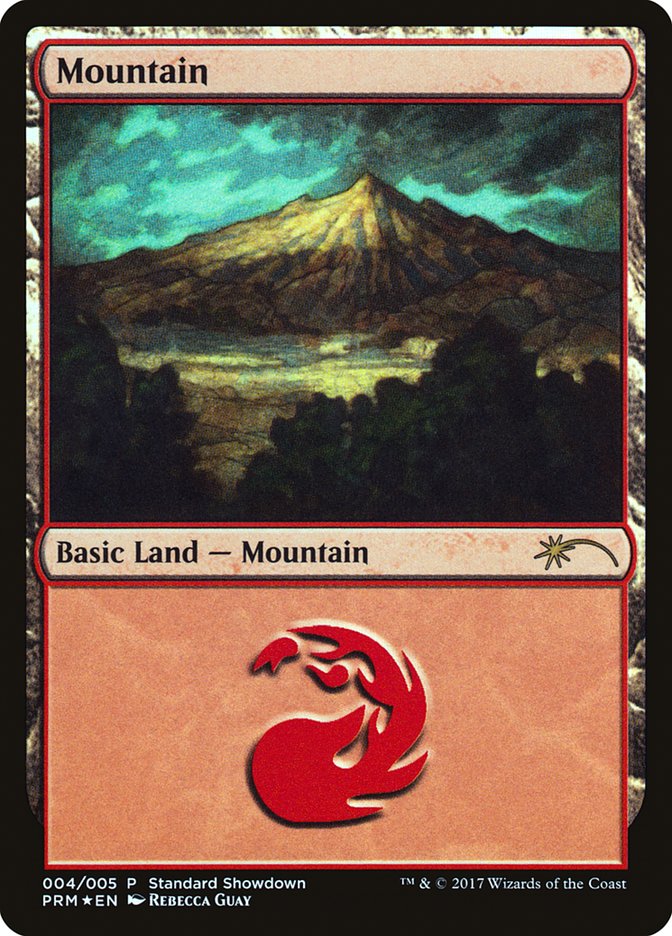 Mountain (Rebecca Guay) [Standard Showdown Promos] | Cards and Coasters CA