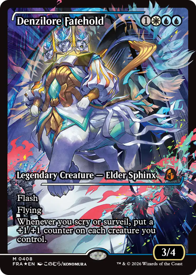 Denzilore Fatehold (Showcase) (0408) [Reality Fracture] | Cards and Coasters CA