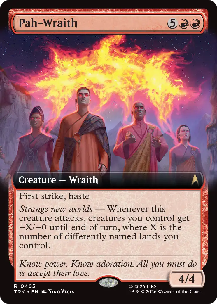 Pah-Wraith (Extended Art) [Star Trek] | Cards and Coasters CA