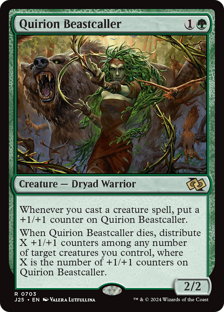 Quirion Beastcaller [Foundations Jumpstart] | Cards and Coasters CA