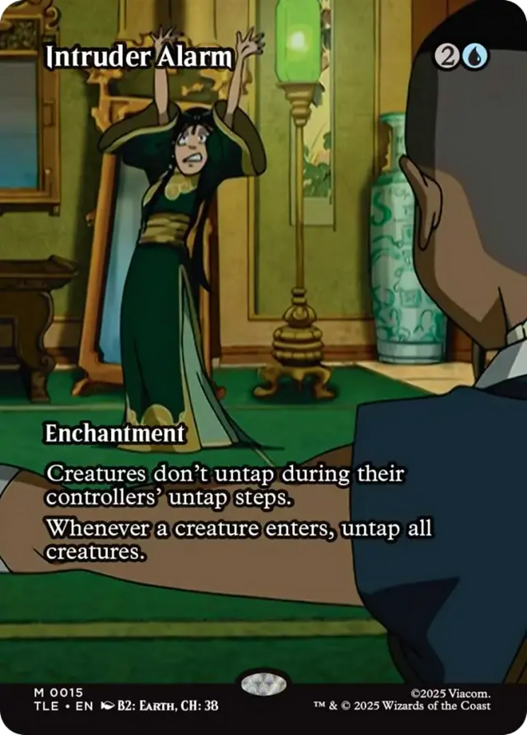 Intruder Alarm (Borderless) [Avatar: The Last Airbender: Eternal-Legal] | Cards and Coasters CA