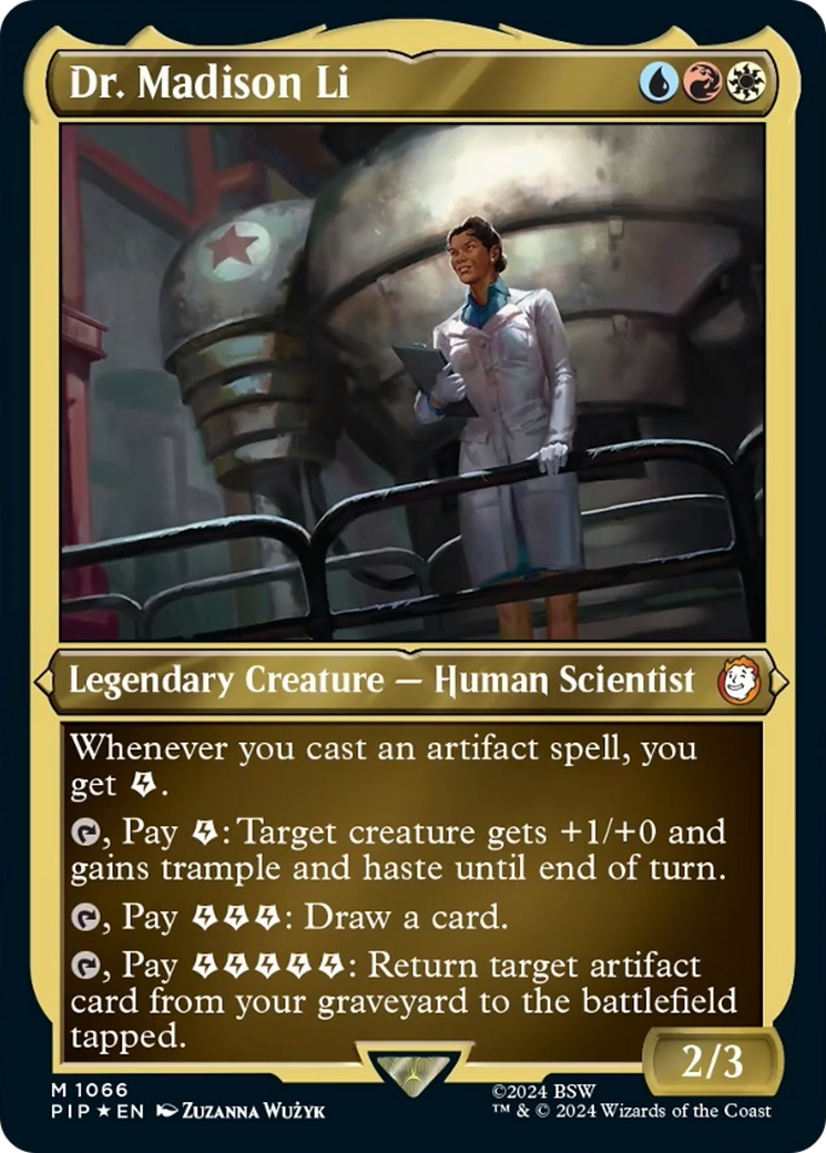 Dr. Madison Li (Display Commander) [Fallout] | Cards and Coasters CA