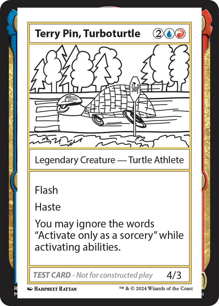 Terry Pin, Turboturtle [Mystery Booster 2 Playtest Cards] | Cards and Coasters CA