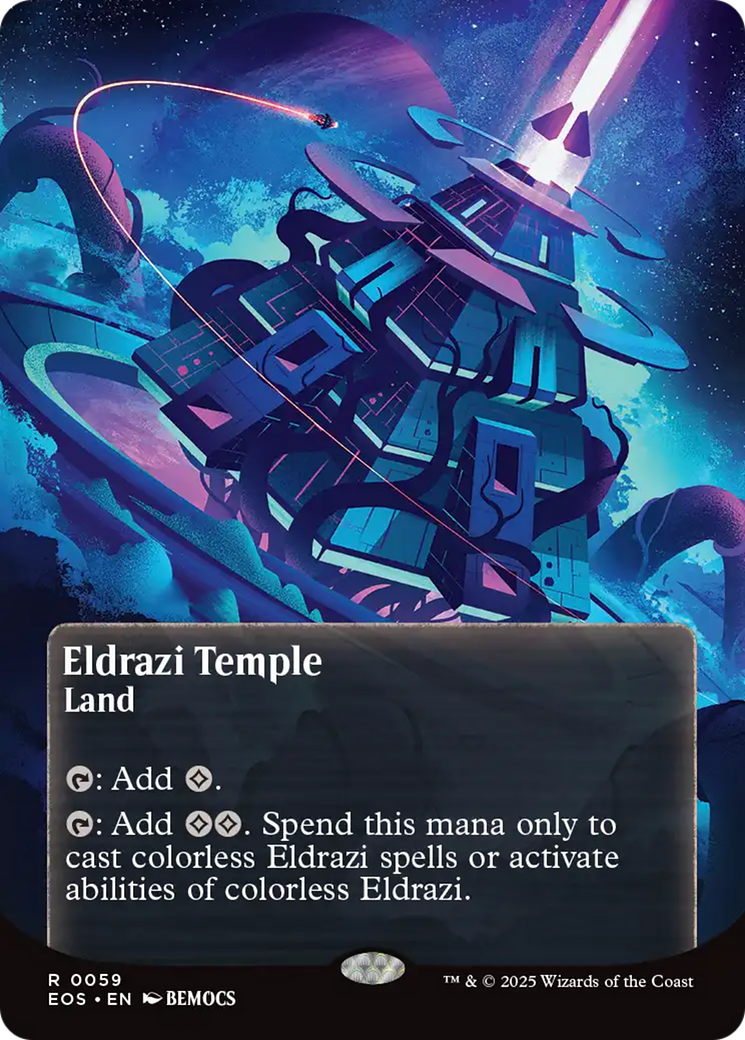 Eldrazi Temple (0059) (Borderless) [Edge of Eternities: Stellar Sights] | Cards and Coasters CA