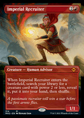 Imperial Recruiter (Borderless Alternate Art) [Modern Horizons 2] | Cards and Coasters CA