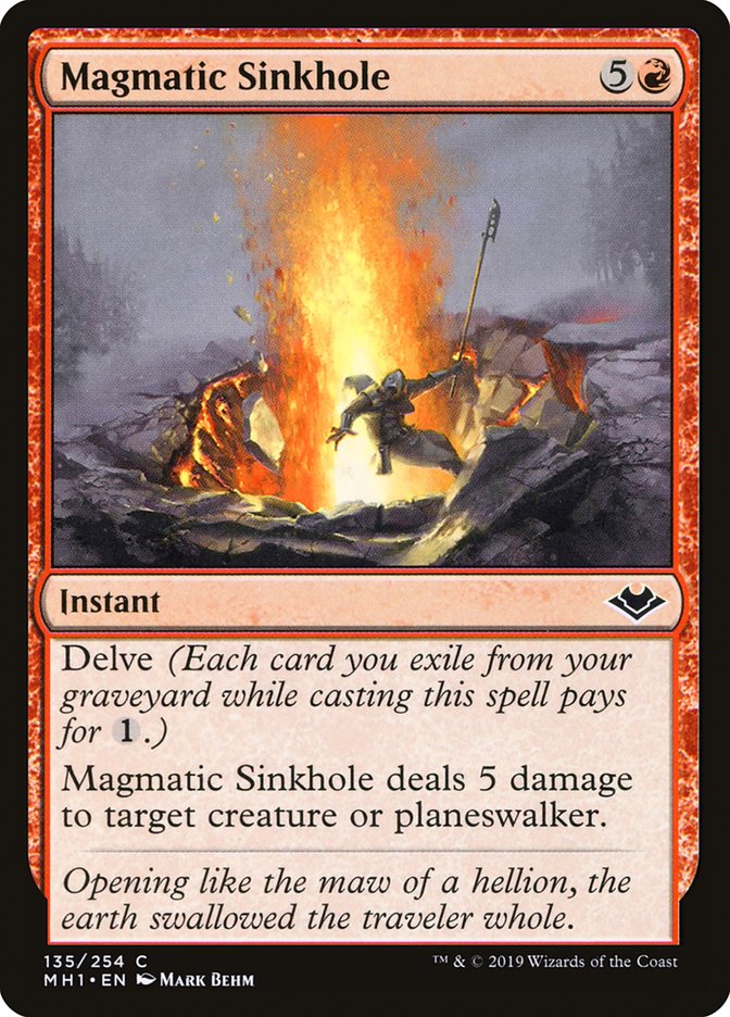 Magmatic Sinkhole [Modern Horizons] | Cards and Coasters CA