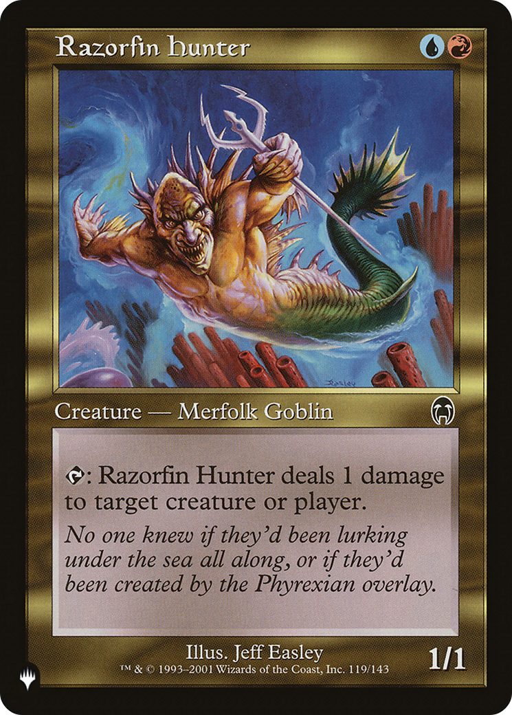 Razorfin Hunter [The List] | Cards and Coasters CA