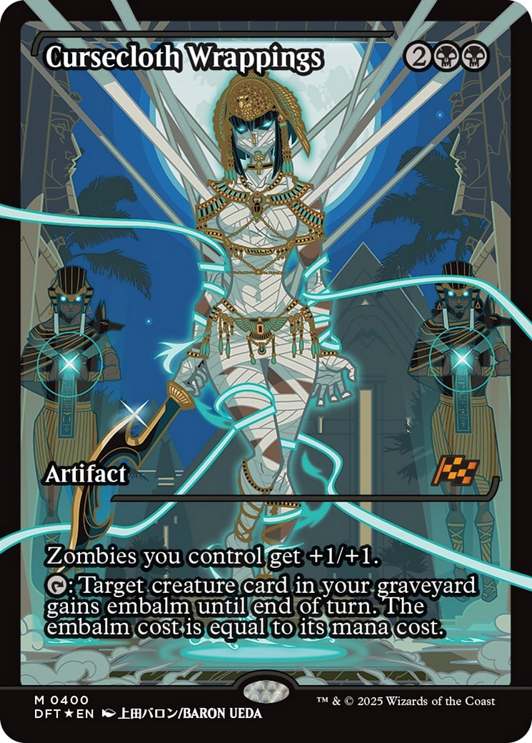Cursecloth Wrappings (Showcase) [Aetherdrift] | Cards and Coasters CA