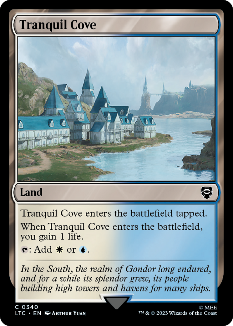Tranquil Cove [The Lord of the Rings: Tales of Middle-Earth Commander] | Cards and Coasters CA
