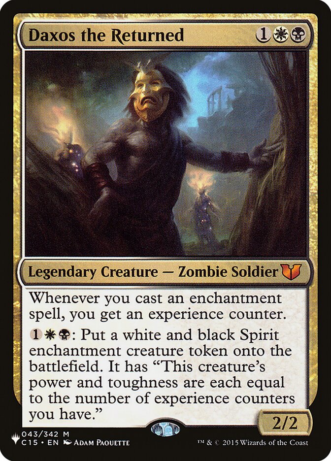 Daxos the Returned [The List] | Cards and Coasters CA