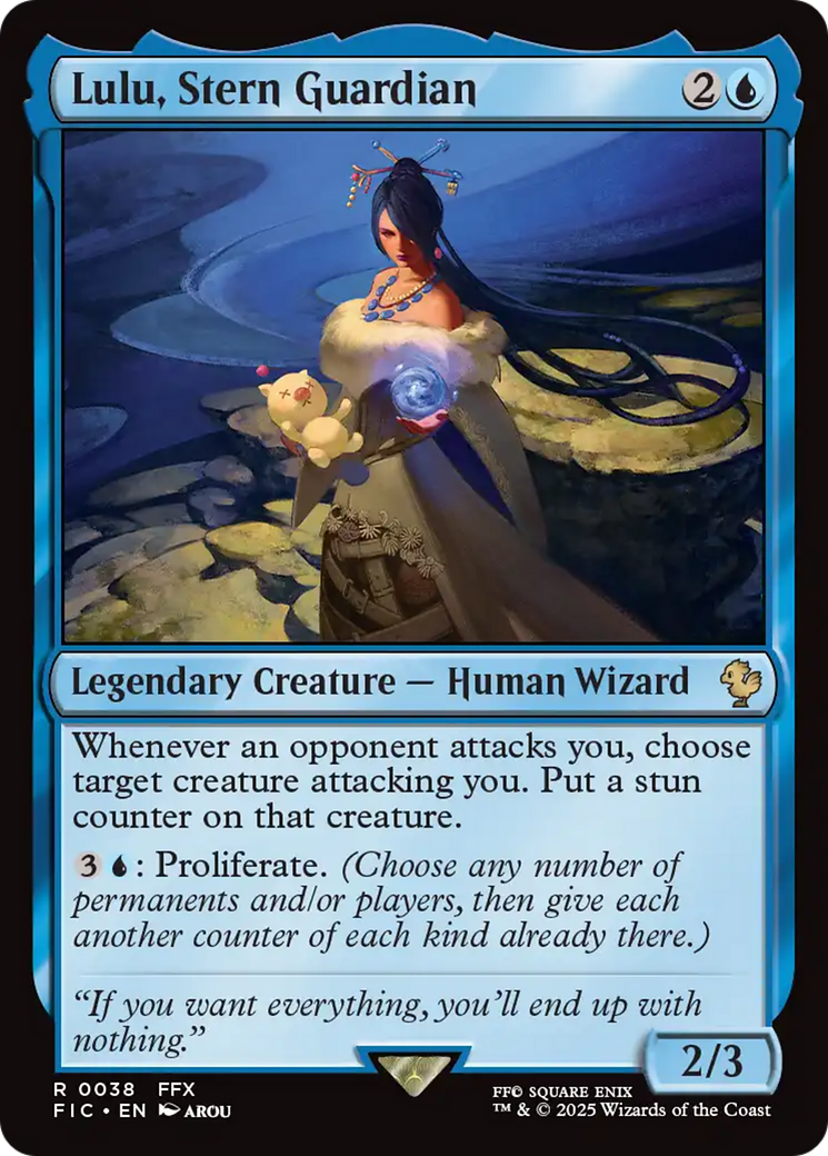 Lulu, Stern Guardian [FINAL FANTASY Commander] | Cards and Coasters CA