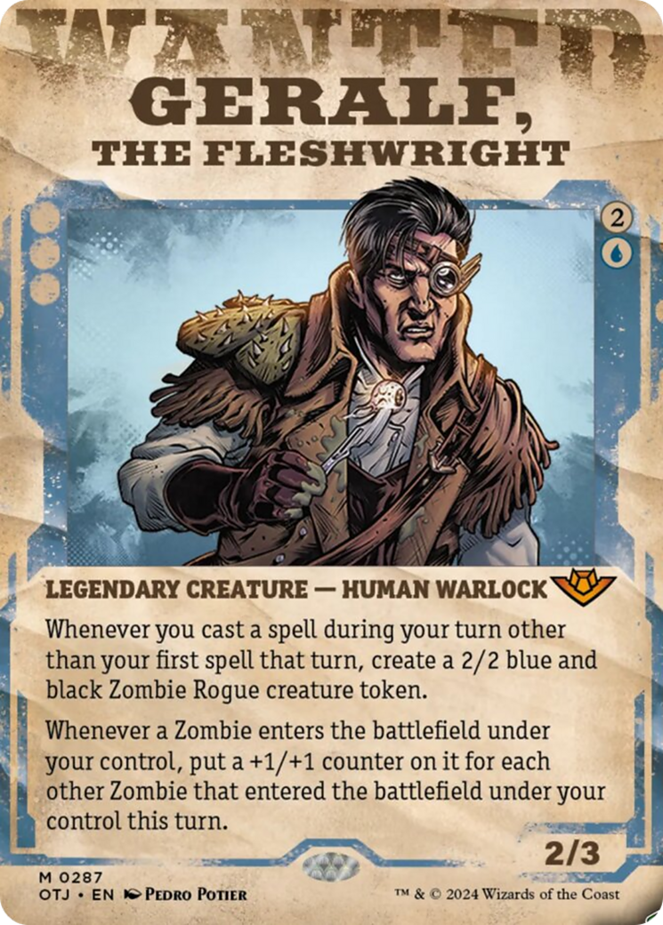 Geralf, the Fleshwright (Showcase) [Outlaws of Thunder Junction] | Cards and Coasters CA