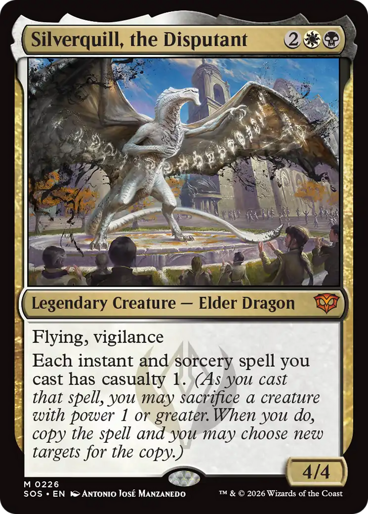 Silverquill, the Disputant [Secrets of Strixhaven] | Cards and Coasters CA