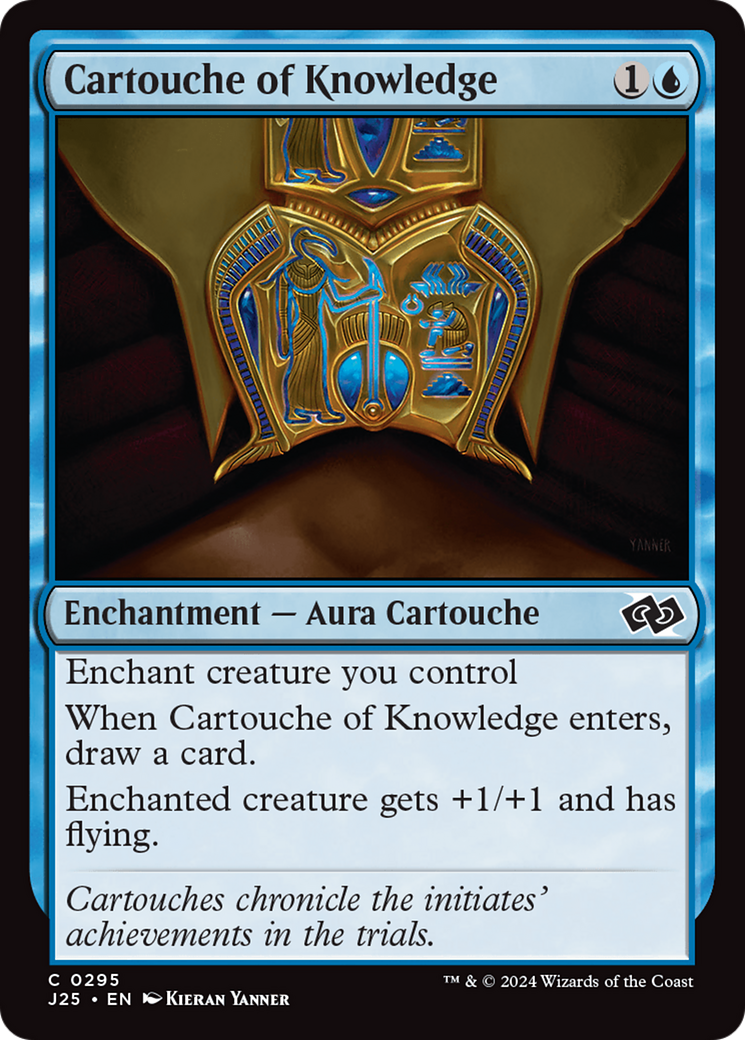 Cartouche of Knowledge [Foundations Jumpstart] | Cards and Coasters CA