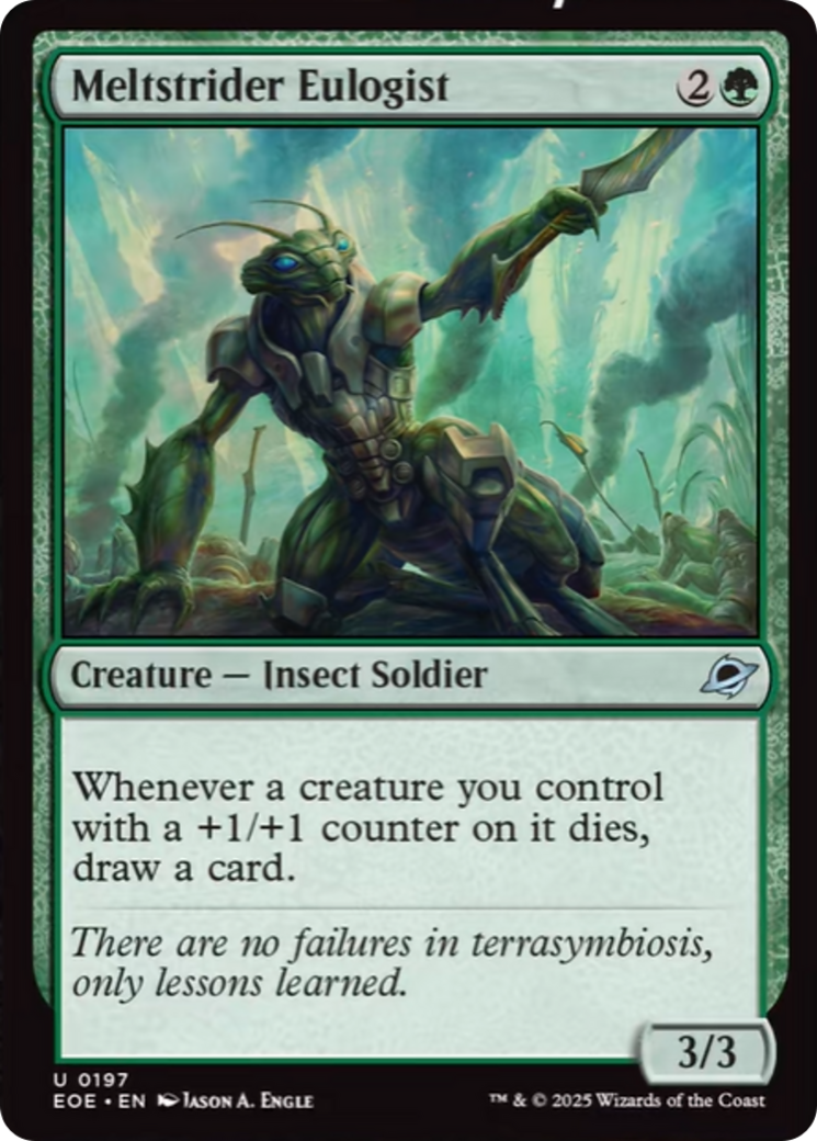 Meltstrider Eulogist [Edge of Eternities] | Cards and Coasters CA