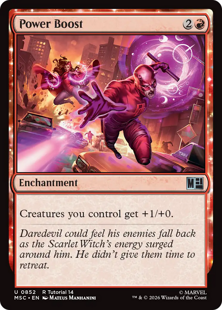 Power Boost [Marvel Super Heroes Commander] | Cards and Coasters CA