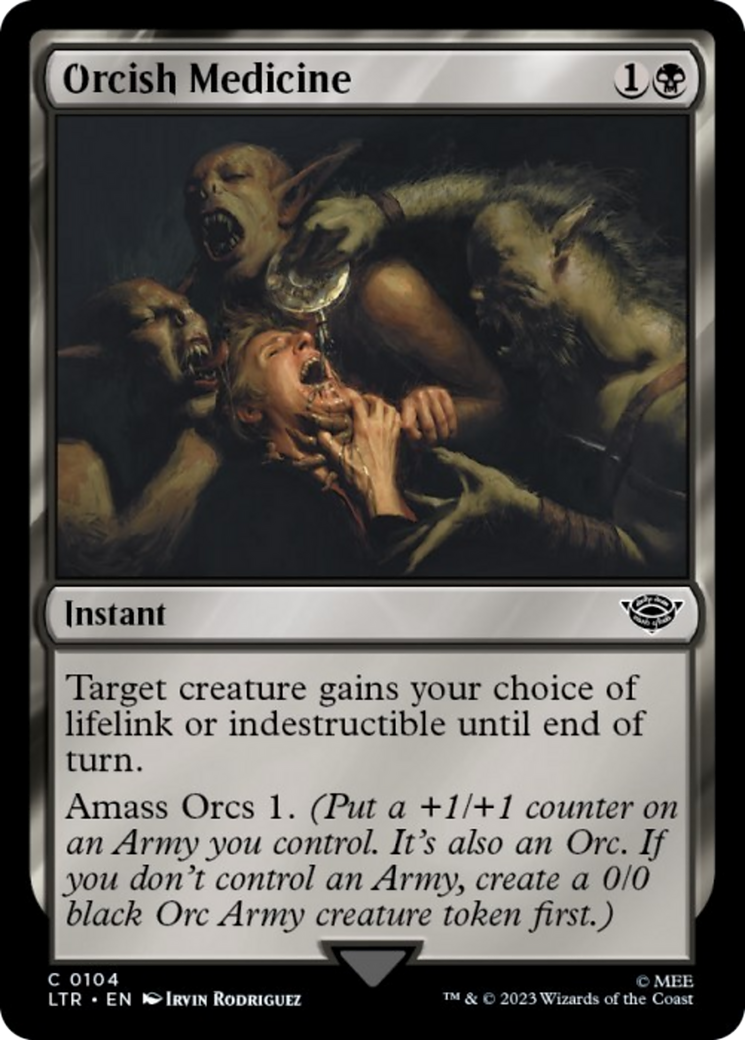 Orcish Medicine [The Lord of the Rings: Tales of Middle-Earth] | Cards and Coasters CA