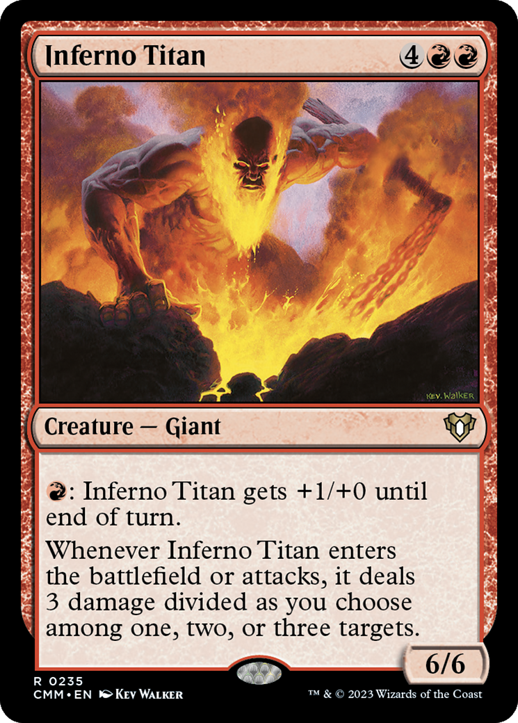 Inferno Titan [Commander Masters] | Cards and Coasters CA