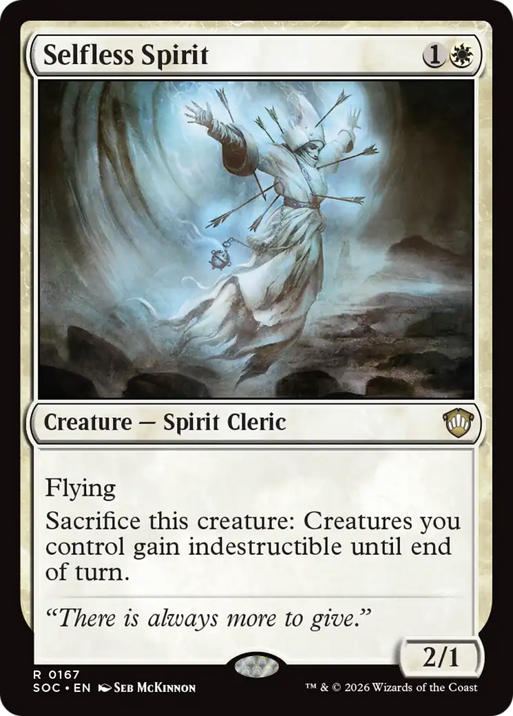 Selfless Spirit [Secrets of Strixhaven Commander] | Cards and Coasters CA