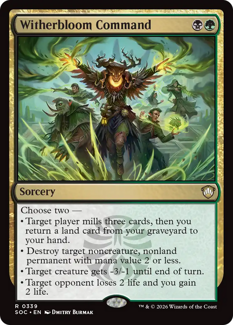 Witherbloom Command [Secrets of Strixhaven Commander] | Cards and Coasters CA