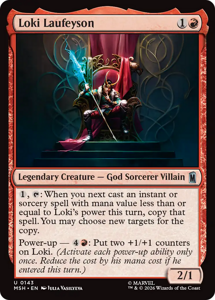 Loki Laufeyson [Marvel Super Heroes] | Cards and Coasters CA