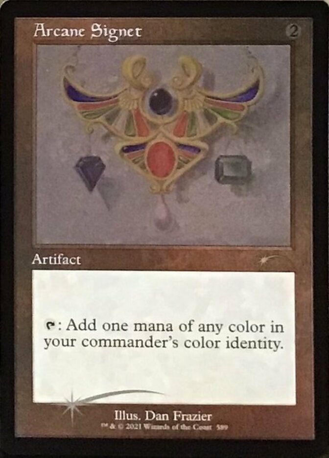 Arcane Signet (Retro) (Foil Etched) [Secret Lair Drop Promos] | Cards and Coasters CA