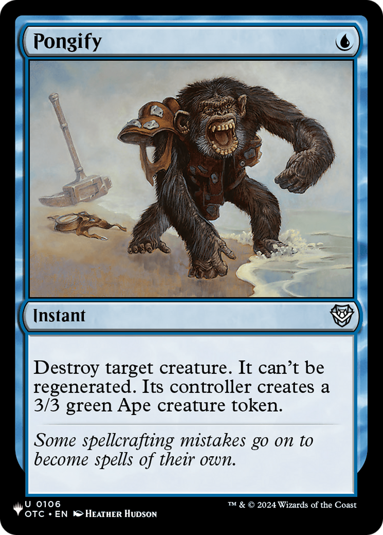 Pongify (OTC) [The List] | Cards and Coasters CA