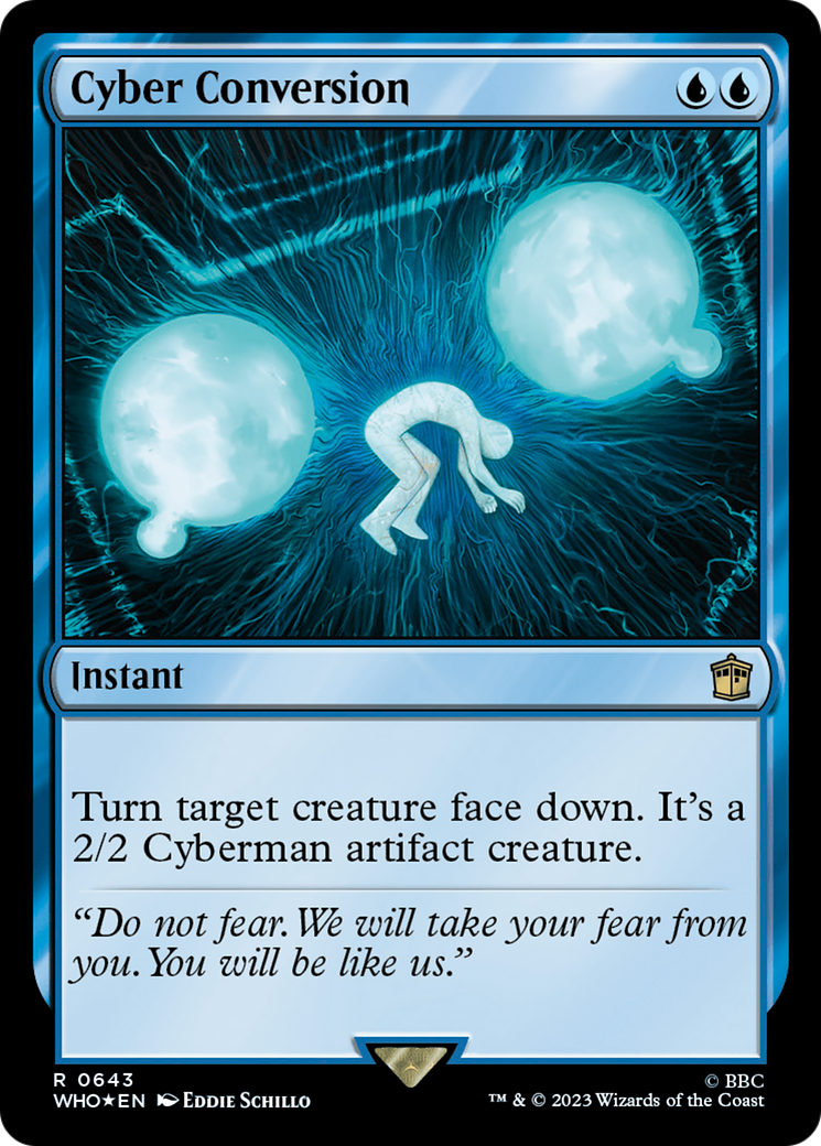 Cyber Conversion (Surge Foil) [Doctor Who] | Cards and Coasters CA