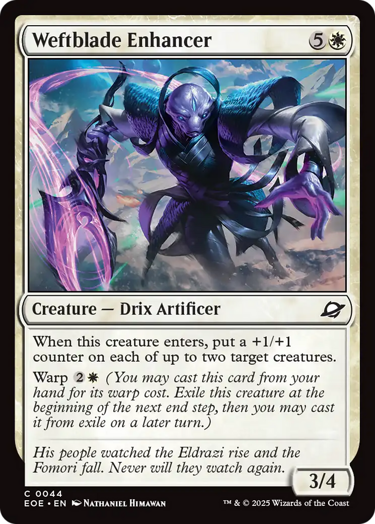 Weftblade Enhancer [Edge of Eternities] | Cards and Coasters CA