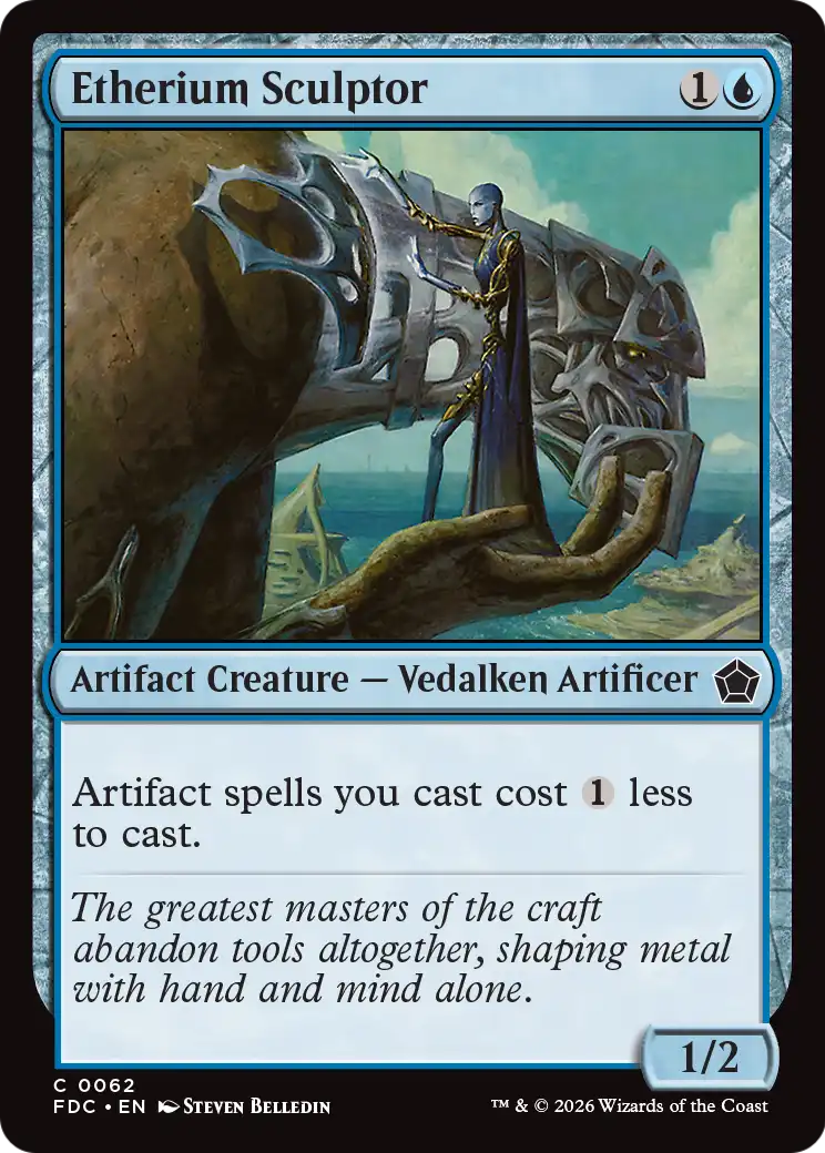 Etherium Sculptor [Foundations Commander] | Cards and Coasters CA