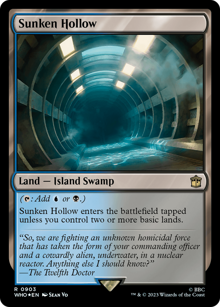 Sunken Hollow (Surge Foil) [Doctor Who] | Cards and Coasters CA