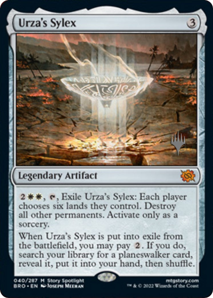 Urza's Sylex (Promo Pack) [The Brothers' War Promos] | Cards and Coasters CA