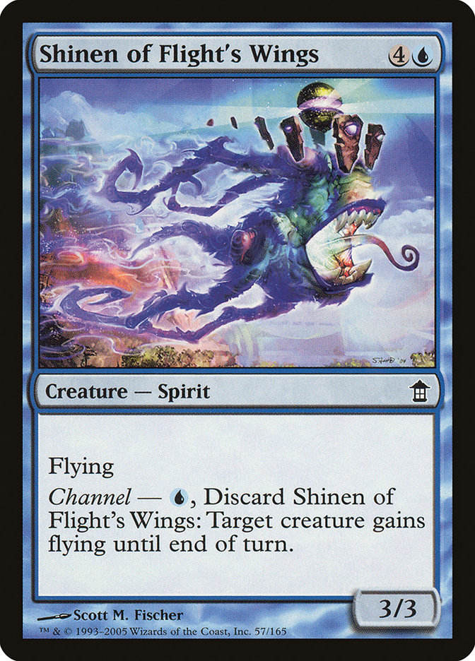 Shinen of Flight's Wings [Saviors of Kamigawa] | Cards and Coasters CA