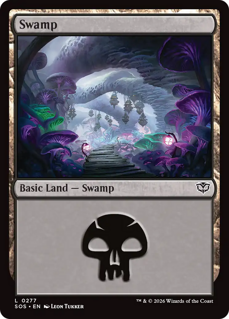 Swamp (0277) [Secrets of Strixhaven] | Cards and Coasters CA