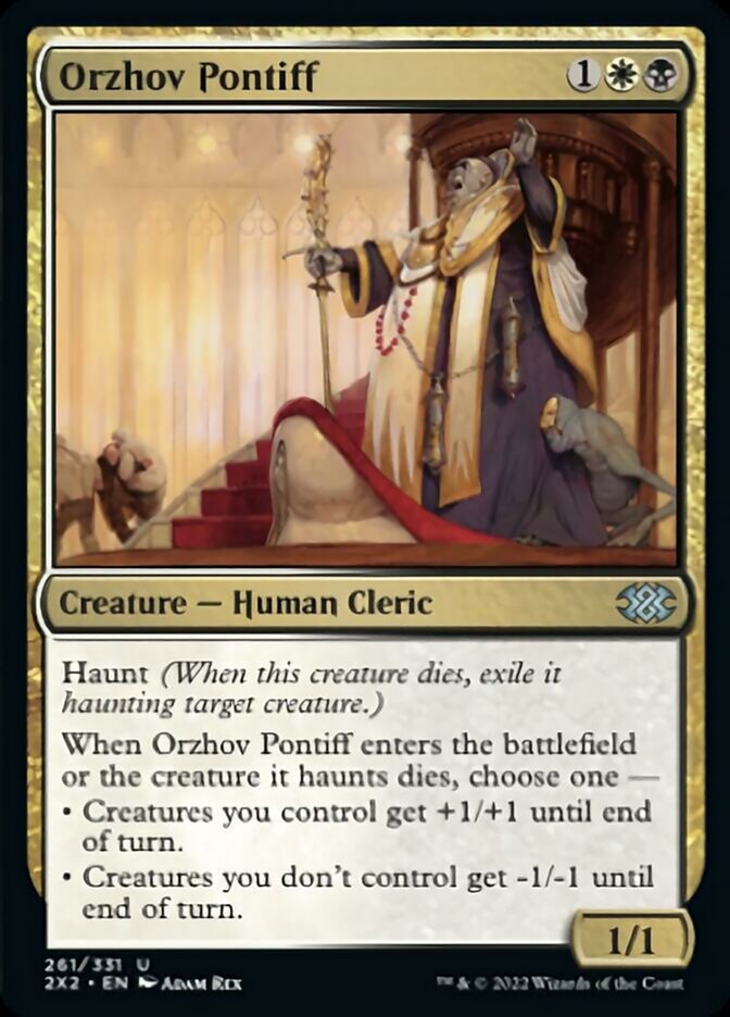 Orzhov Pontiff [Double Masters 2022] | Cards and Coasters CA