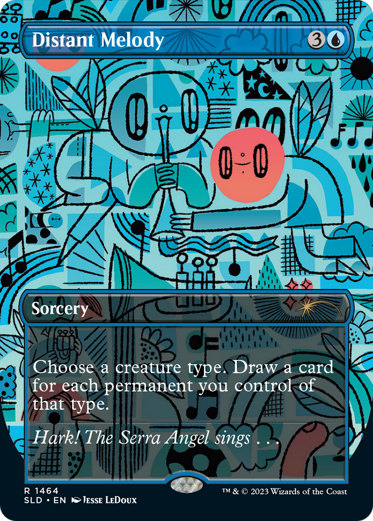 Distant Melody (Rainbow Foil) [Secret Lair Drop Series] | Cards and Coasters CA