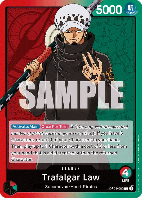 Trafalgar Law [Romance Dawn] | Cards and Coasters CA