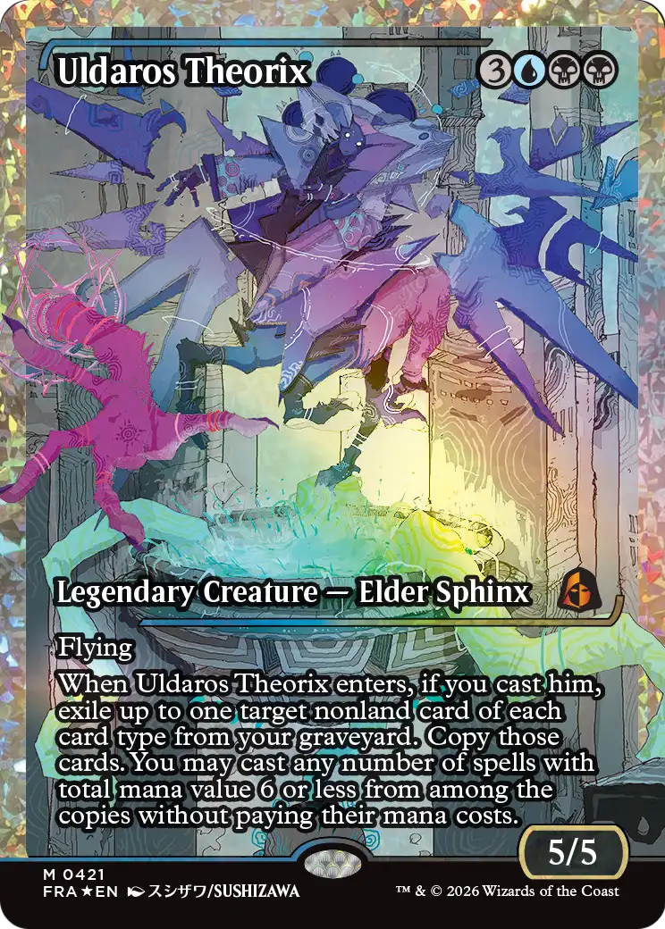 Uldaros Theorix (Showcase) (Fracture Foil) (0421) [Reality Fracture] | Cards and Coasters CA