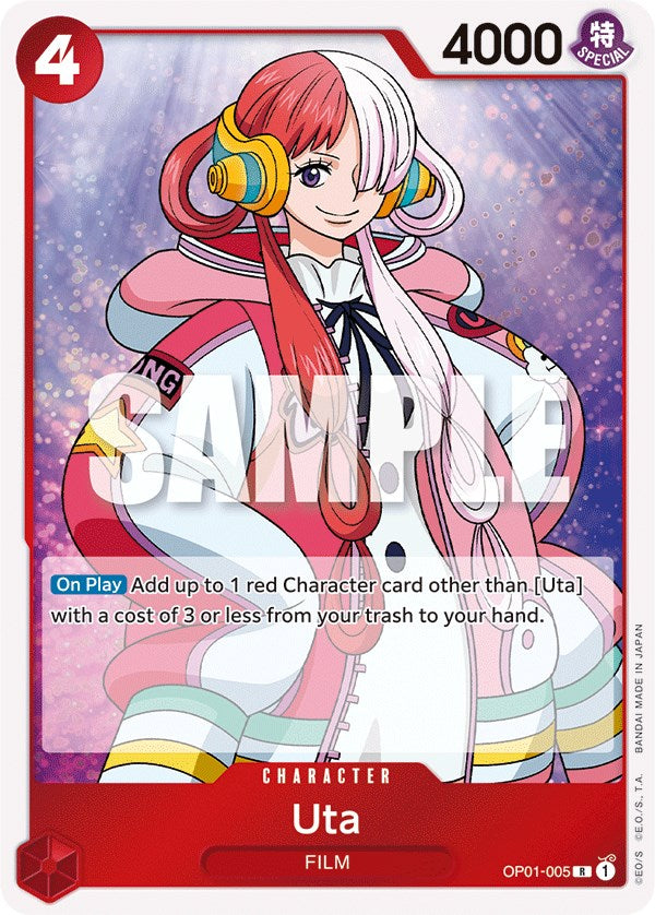 Uta (Demo Deck 2023) [One Piece Promotion Cards] | Cards and Coasters CA