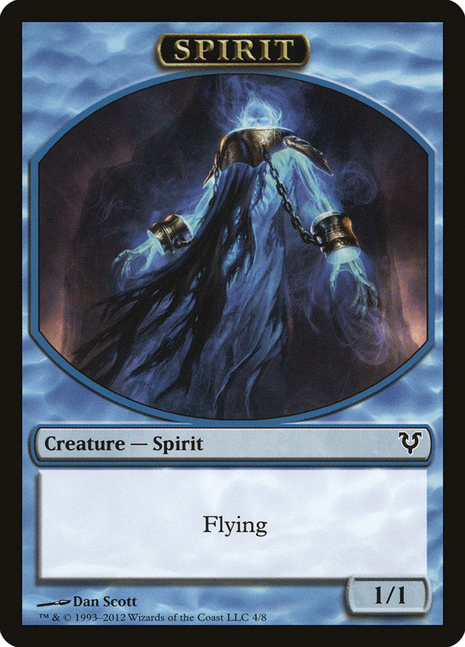 Spirit Token (4/8) [Avacyn Restored Tokens] | Cards and Coasters CA