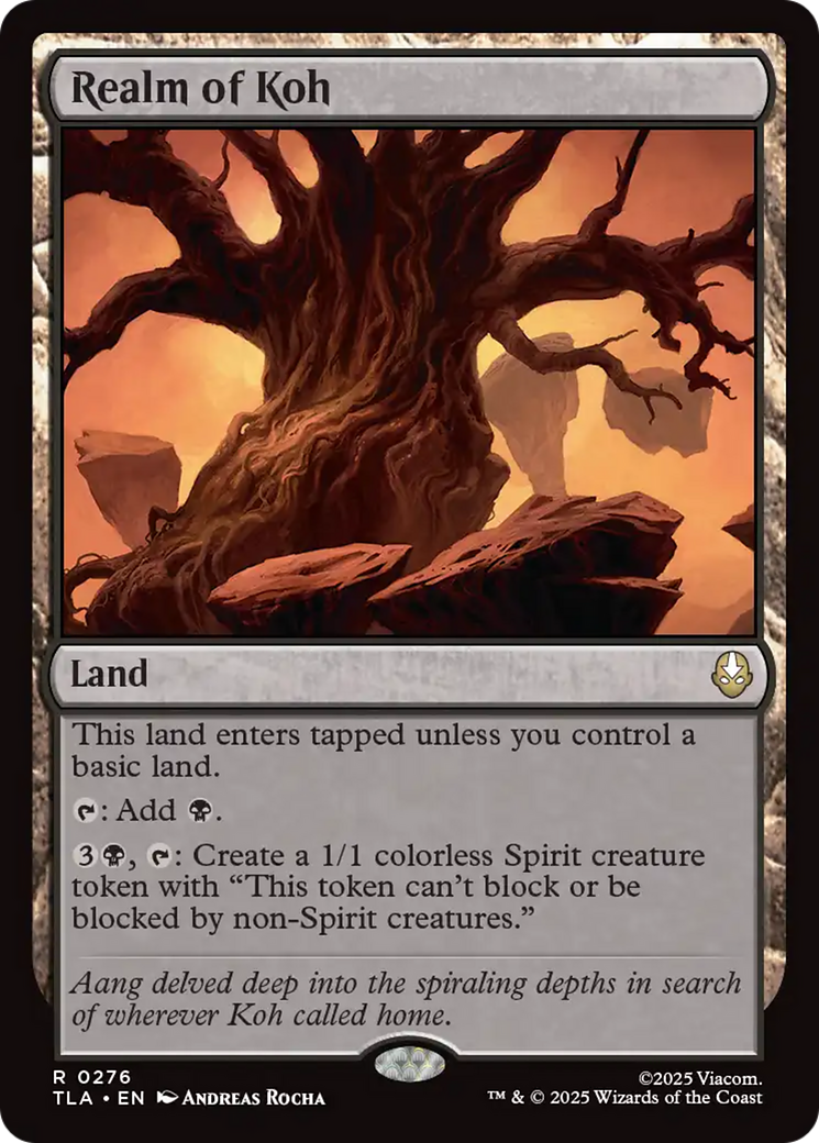 Realm of Koh [Avatar: The Last Airbender] | Cards and Coasters CA