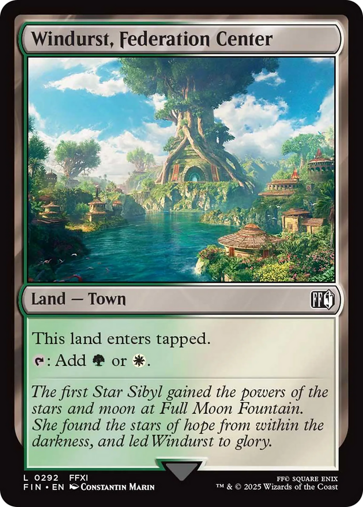 Windurst, Federation Center [FINAL FANTASY] | Cards and Coasters CA