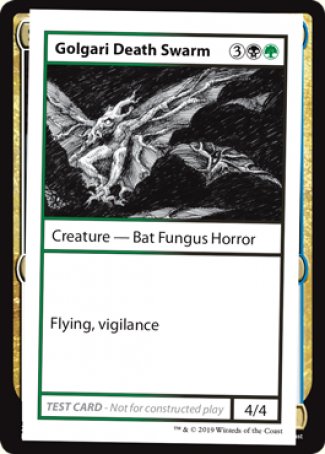 Golgari Death Swarm (2021 Edition) [Mystery Booster Playtest Cards] | Cards and Coasters CA