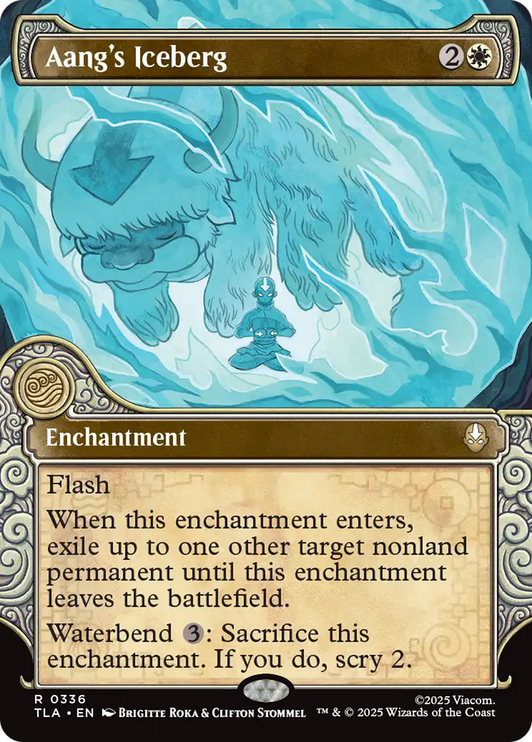 Aang's Iceberg (Showcase) [Avatar: The Last Airbender] | Cards and Coasters CA