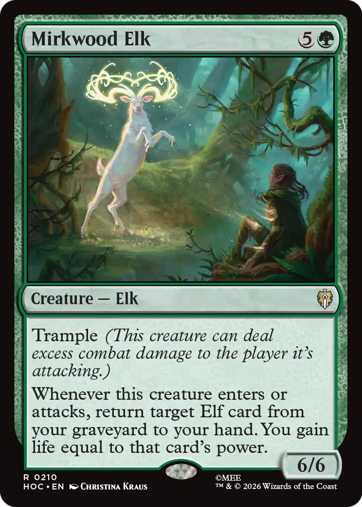 Mirkwood Elk [The Hobbit: Eternal-Legal] | Cards and Coasters CA